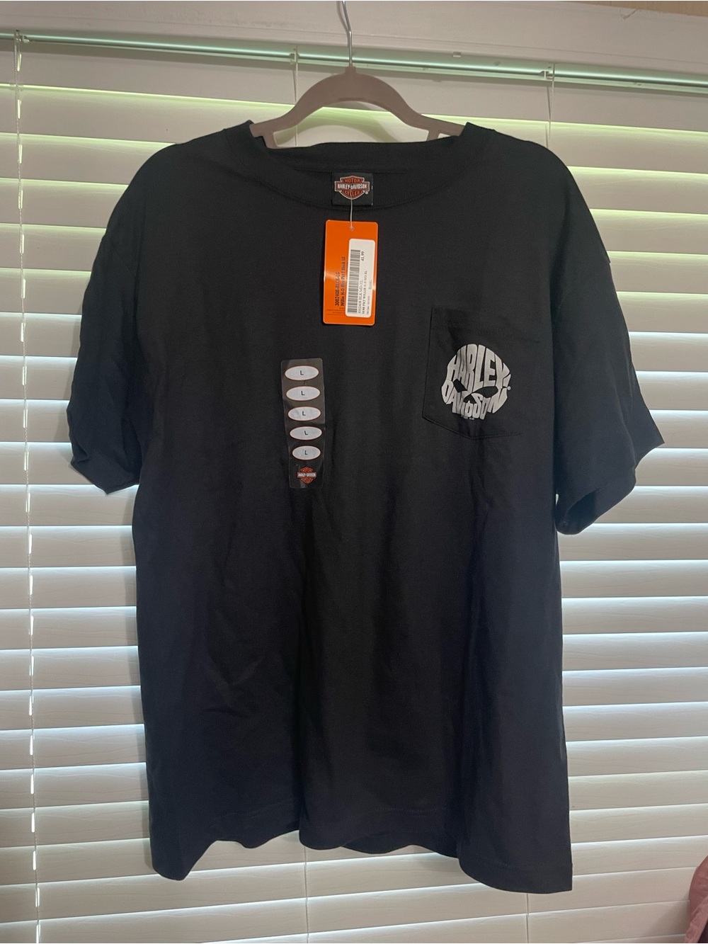 Harley-Davidson Black Pocket Logo Men’s T-Shirt NWT